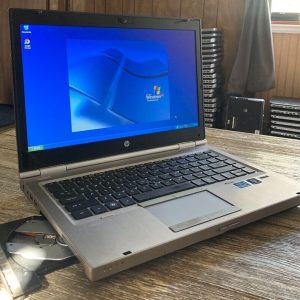14.1" HP Elitebook 8460/70p Vintage Windows XP Pro 32 Bit 2ghz 4gb 250gb DVDRW
